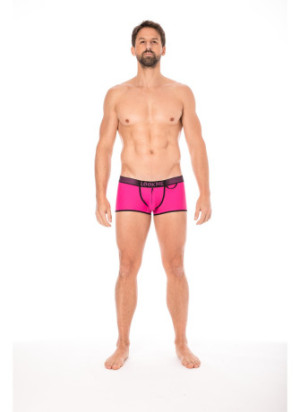 Mini-Pants Magenta échancré avec zip - LM2003-68MAG